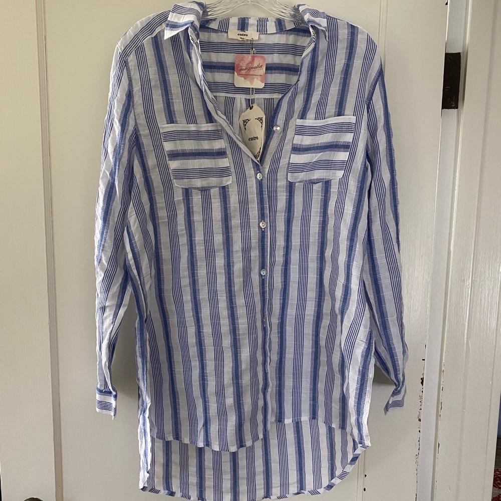 NWT Lightweight Button Down Tunic